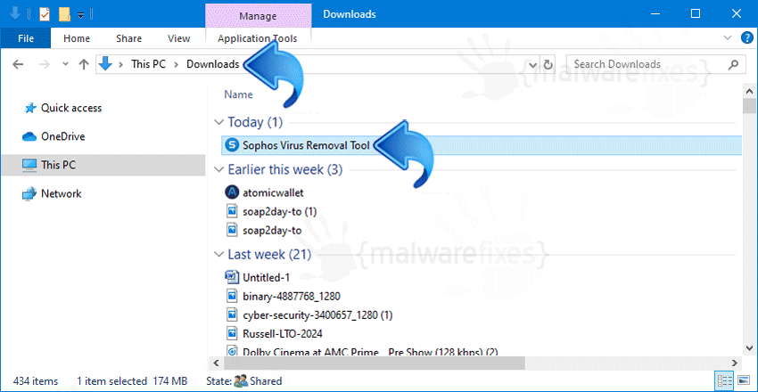 Screnshot of Sophos Installer