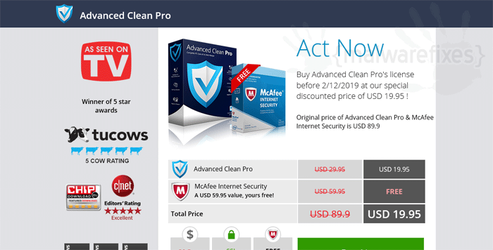 Advanced Clean Pro Registration