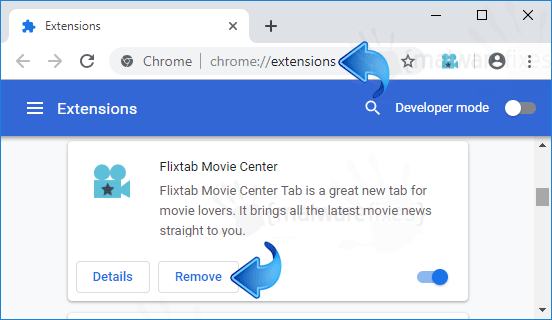 FlixTab Movie Center Chrome Extension