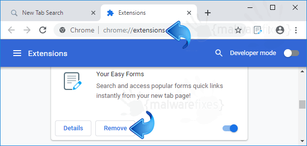 Search.hyoureasyforms.com Chrome Extension