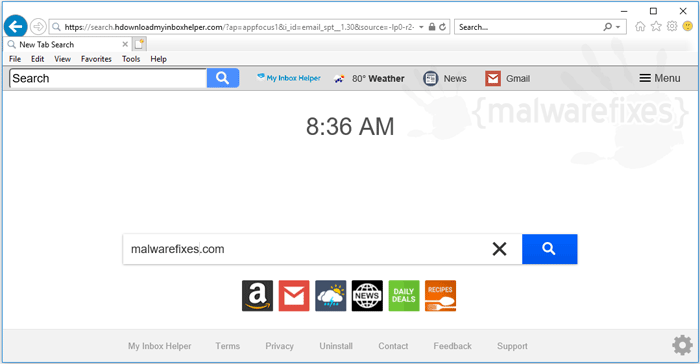 Screenshot of Search.hdownloadmyinboxhelper.com