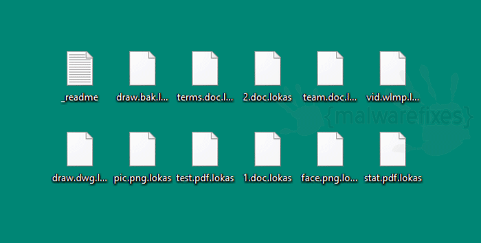 Image of Lokas infected files