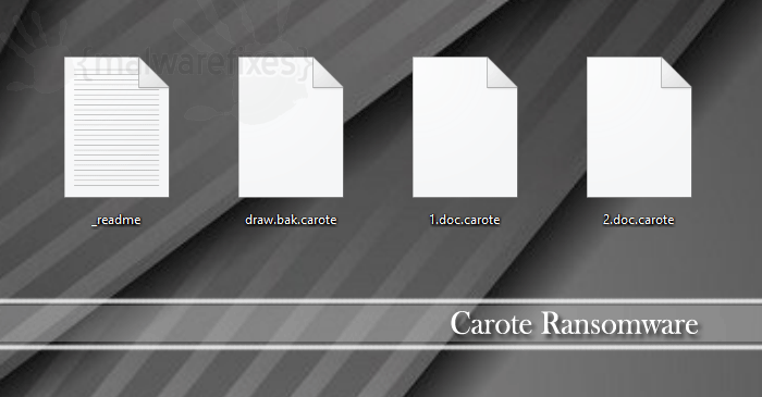 Image of Carote encrypted files