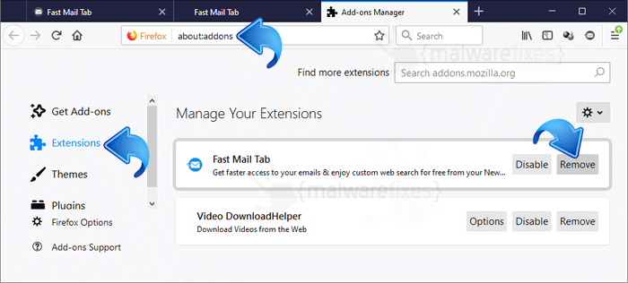 Fast Mail Tab Firefox Extension