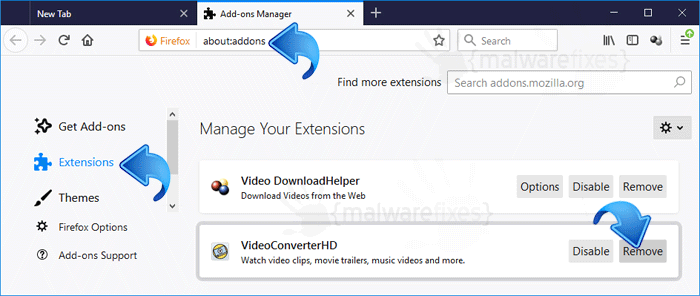 VideoConverterHD Firefox Extension