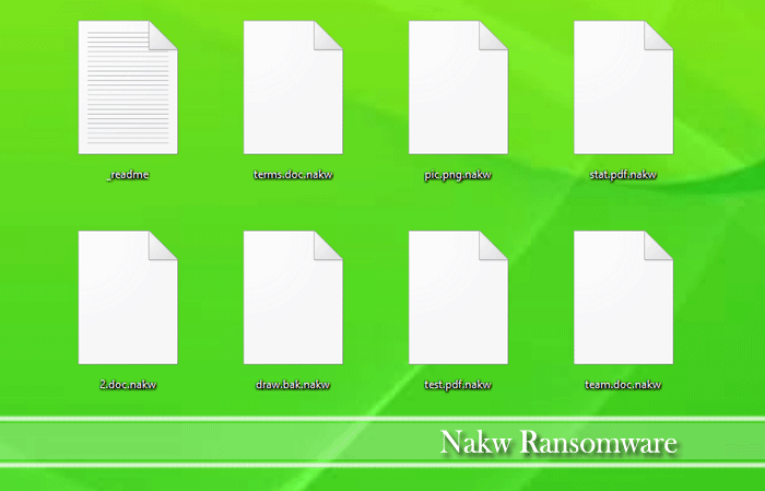 Image of Nakw infected files