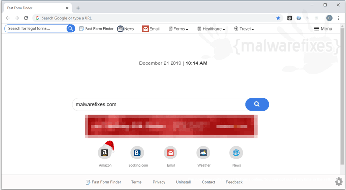 Image of Fast Form Finder adware