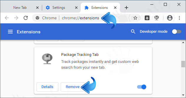 PackageTrackingTab Chrome Extension