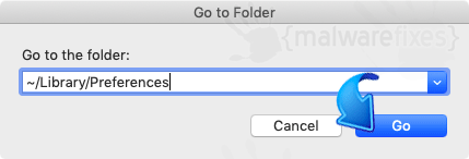 Go to Preferences Folder