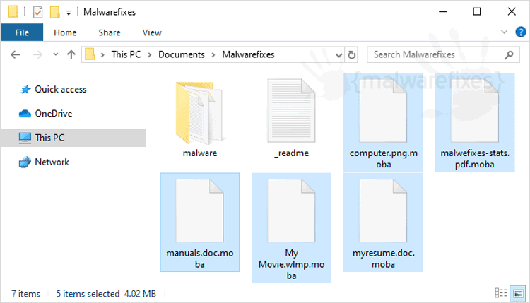 Image of Moba Infected Files