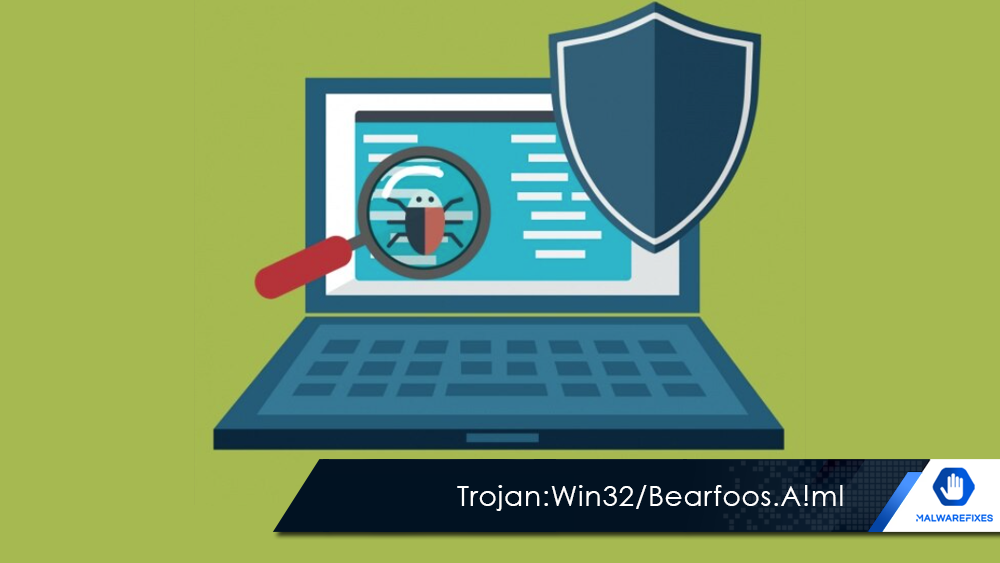 Trojan:Win32/Bearfoos.A!ml Virus Illustration for Trojan:Win32/Bearfoos.A!ml
