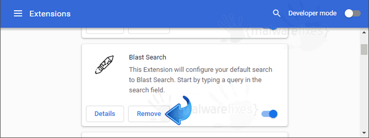 Blast Search Chrome Extension