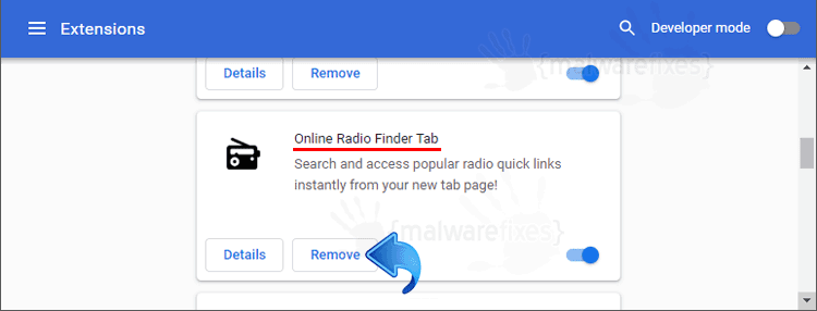Online Radio Finder Tab Chrome Extension