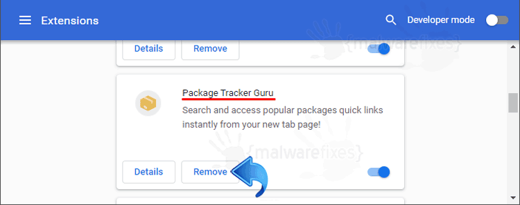 Package Tracker Guru Chrome Extension