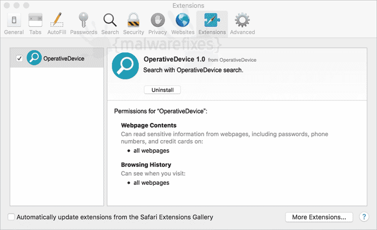 Screenshot Image of OperativeDevice