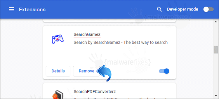 SearchGamez Chrome Extension