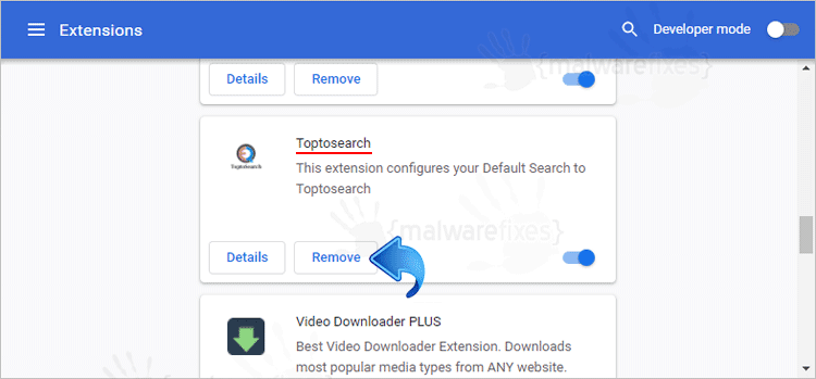 TopToSearch Chrome Extension