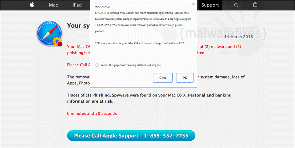 lots of popup on mac virus cleaner