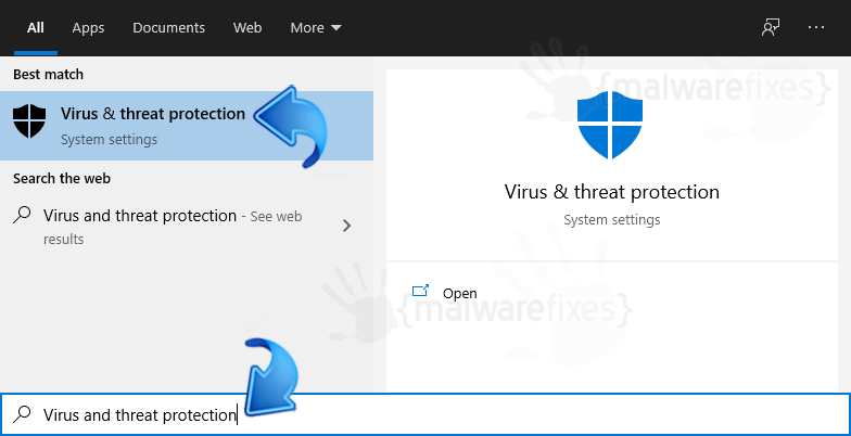 Screenshot of Search Threat Protection