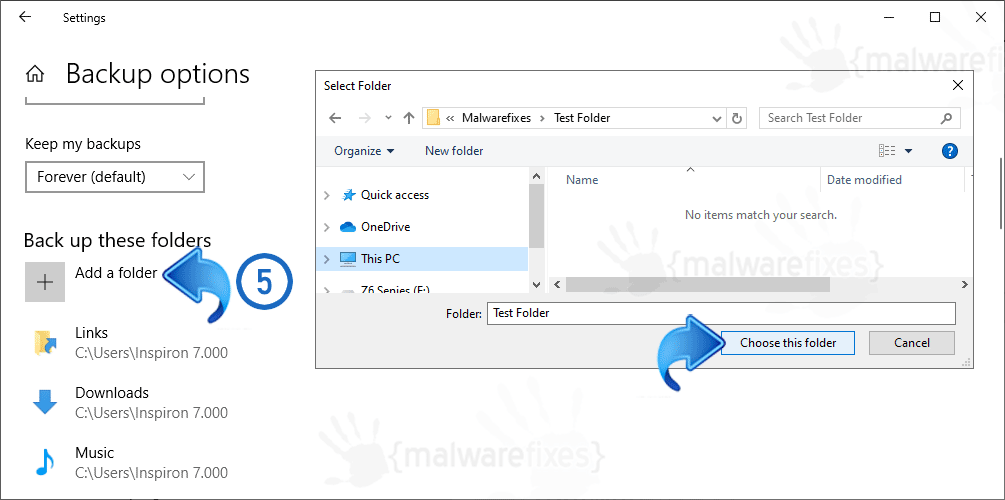 encrypted folder backup