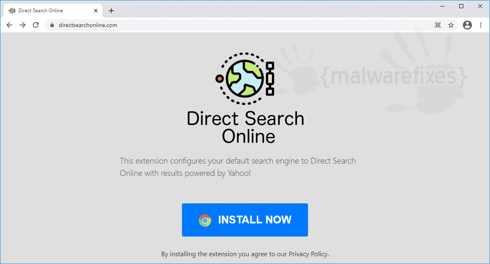 Screenshot of Direct Search Online