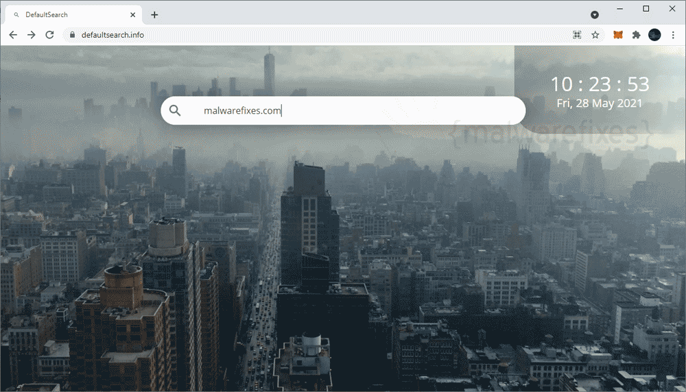Screenshot of Defaultsearch.info