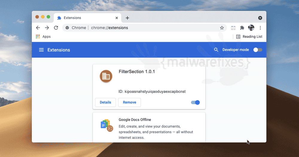 get rid of mac adware cleaner from chrome