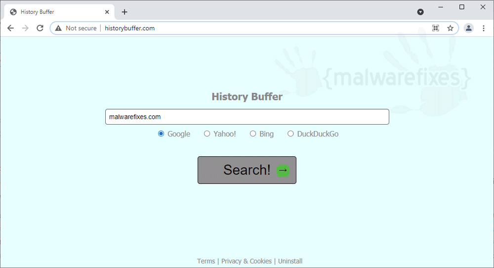 Screenshot of Historybuffer.com