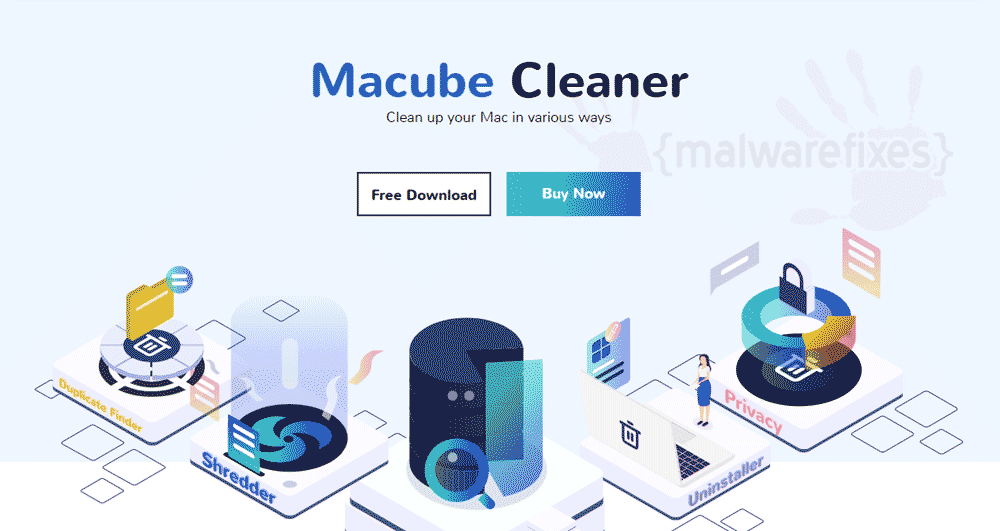 Screenshot of Macube Cleaner