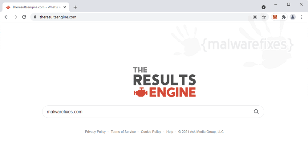 Screenshot of Theresultsengine.com