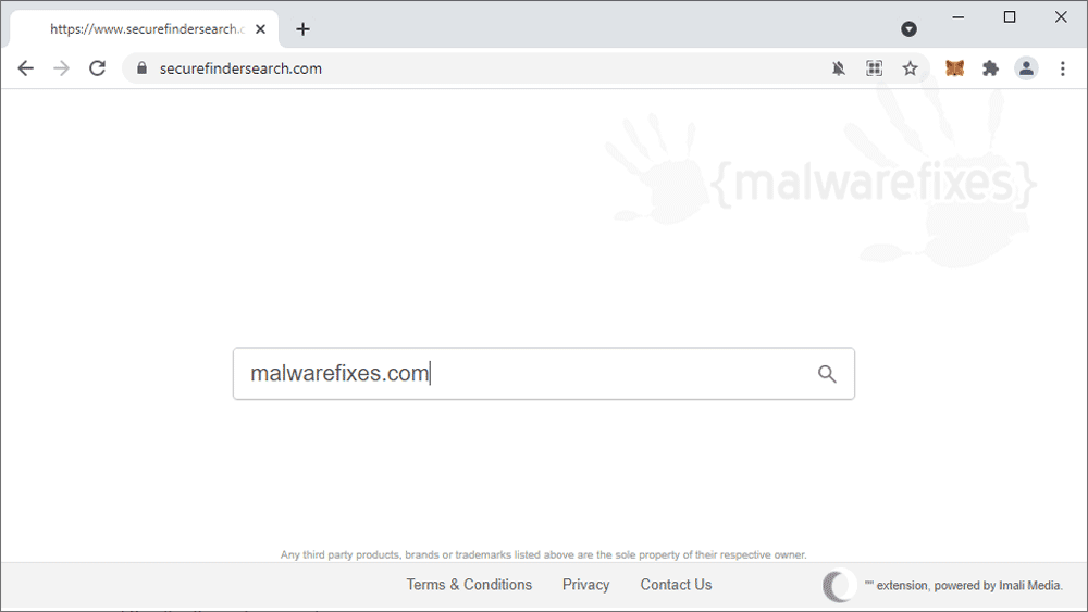 Screenshot of Securefindersearch.com website