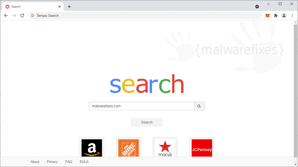 Screenshot of Tempo Search