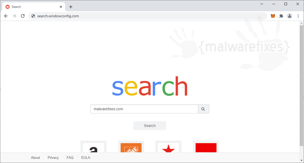 Screenshot of Search.windowconfig.com