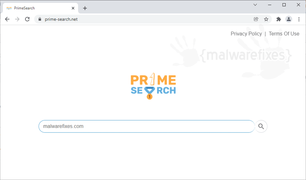 Screenshot of Prime-search.net