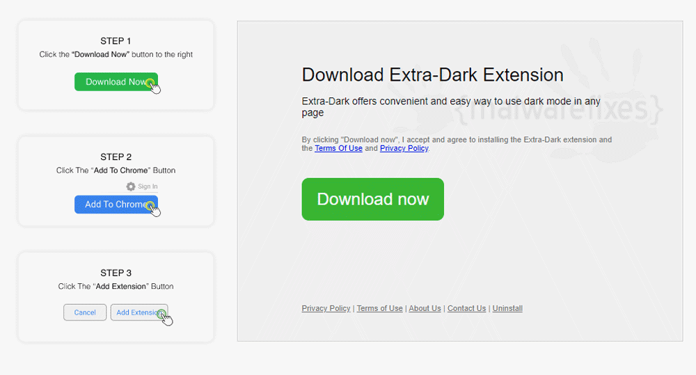 Screenshot of Extra-Dark