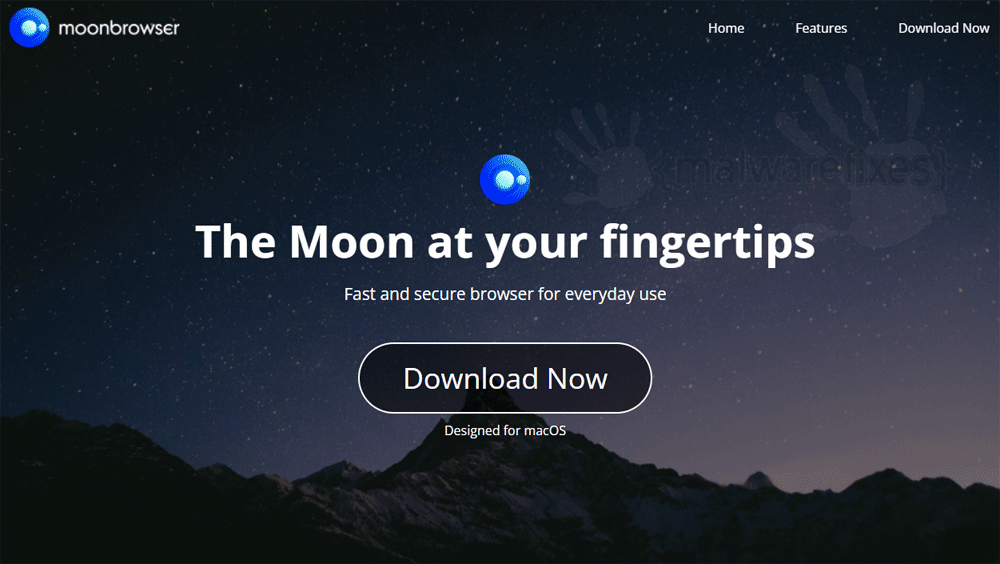Screenshot of Moon Browser