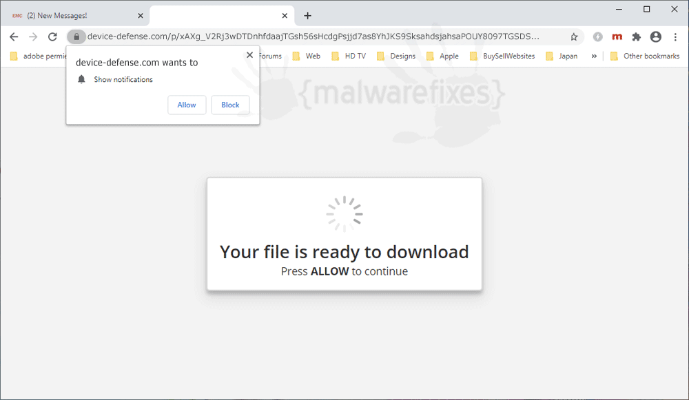 Screenshot of Device-defense.com