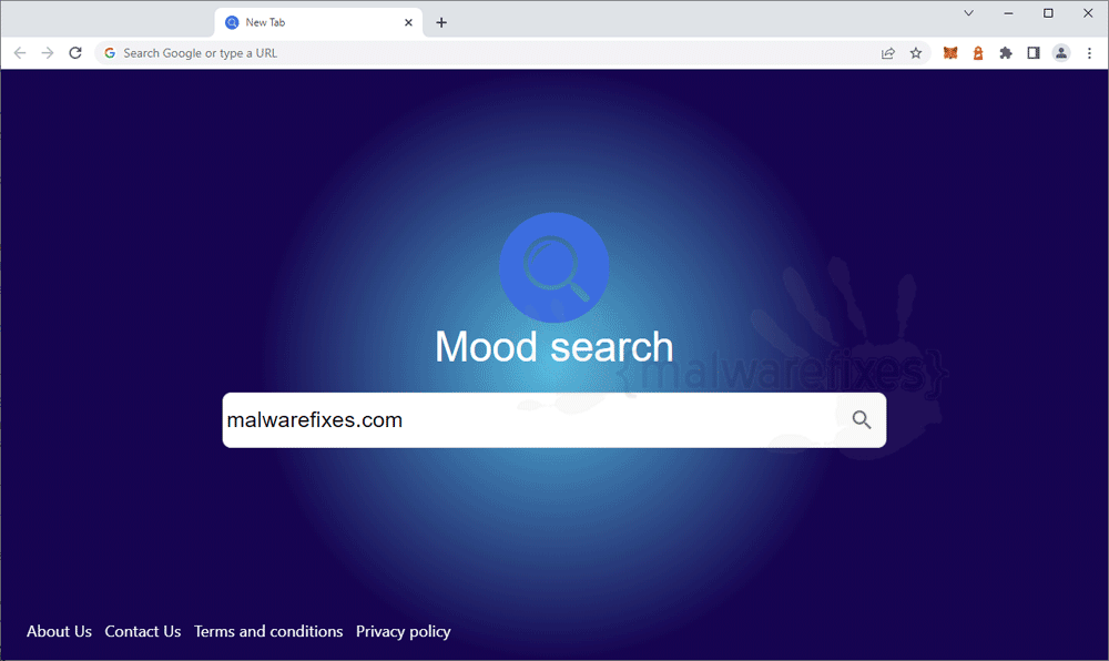 Screenshot of Mood Search