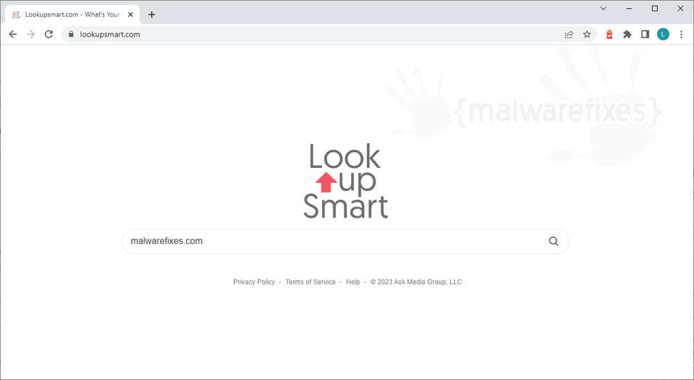 Screenshot of Lookupsmart.com