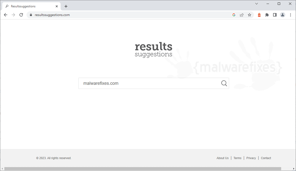 Screenshot of Resultssuggestions.com