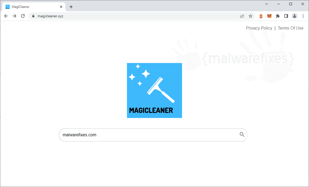 Screenshot of Magicleaner.xyz