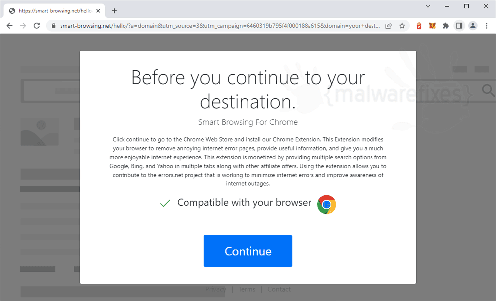 Screenshot of Smart Browsing