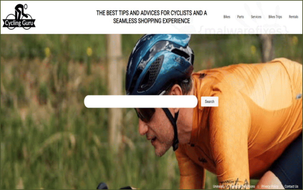 Screenshot of CyclinGuru