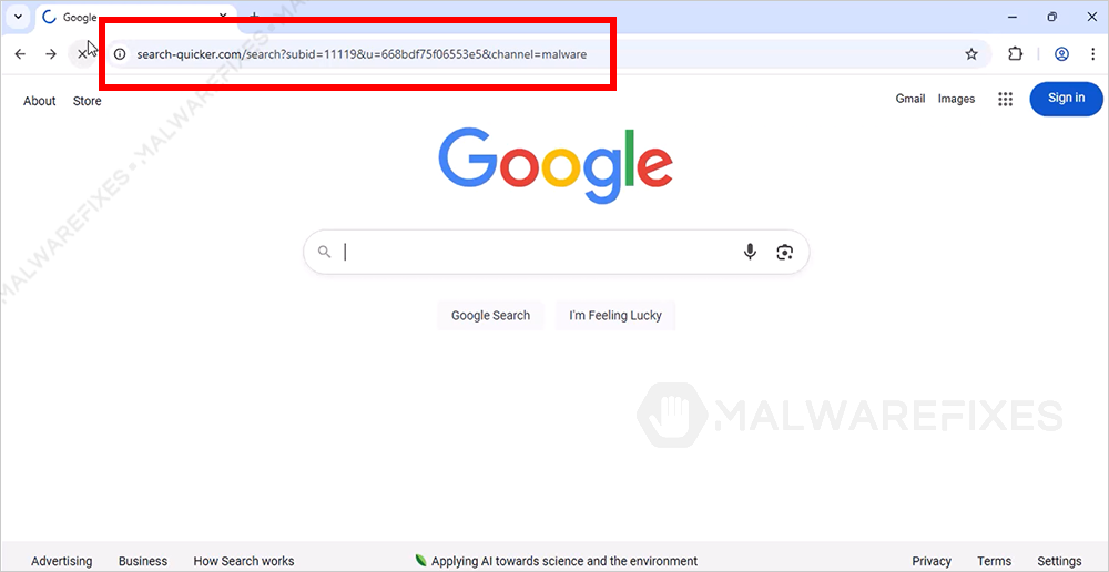 Screenshot of Search-quicker.com