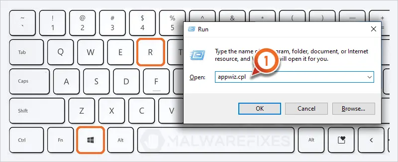 Run Dialog Box Open the Run Command